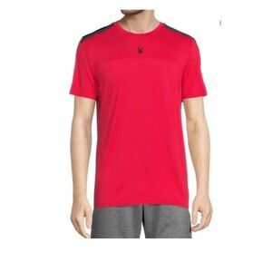 Spyder Active Men's Short‎ Sleeve Tee  Large Red
